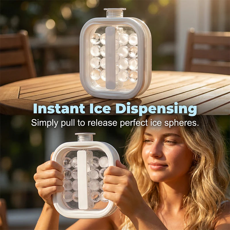 IsFlaska – Innovativ 2-i-1 isform som håller drycken iskall längre